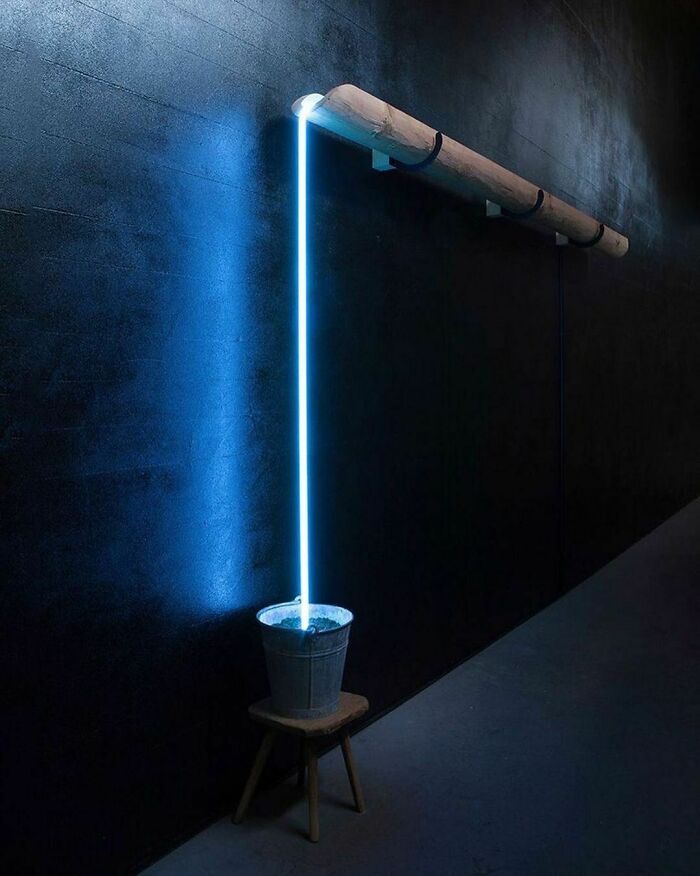 Ewiger Lauf Is A Lighting Installation Created By Rolf Sachs