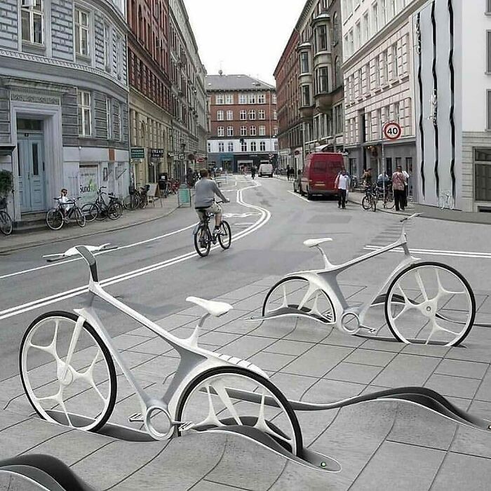 Bike Parking System Designed By Rafaa Architecture & Design