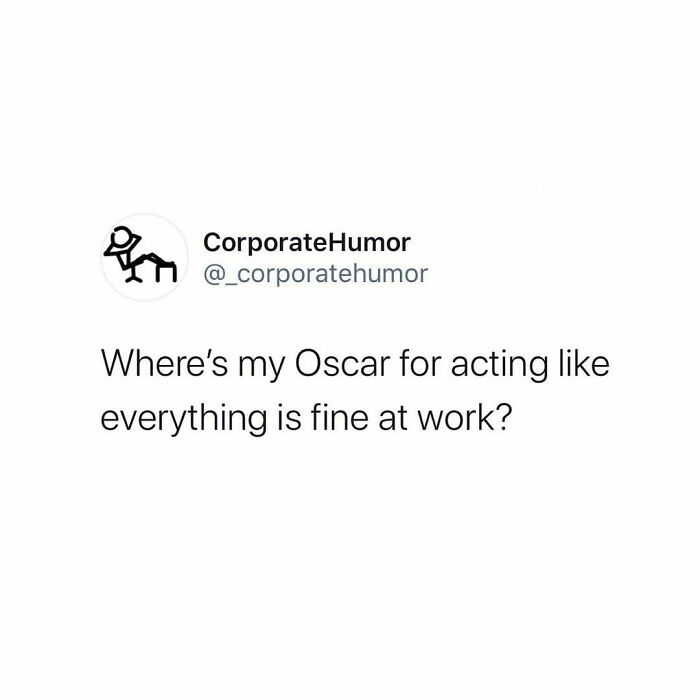 Who Else Deserves This Award?
.
.
.
.
.
#oscar #oscars #oscars2021 #award #awards #everythingisfine #corporatehumor #corporate #humor #worklife #work #wfh #wfhlife #workfromhome #funny #funnymemes #workmeme #workmemes #workprobs #workproblems #workhumor #officelife #officememes #officememe #officehumor
#meme #memes #memelife #lol #lmao