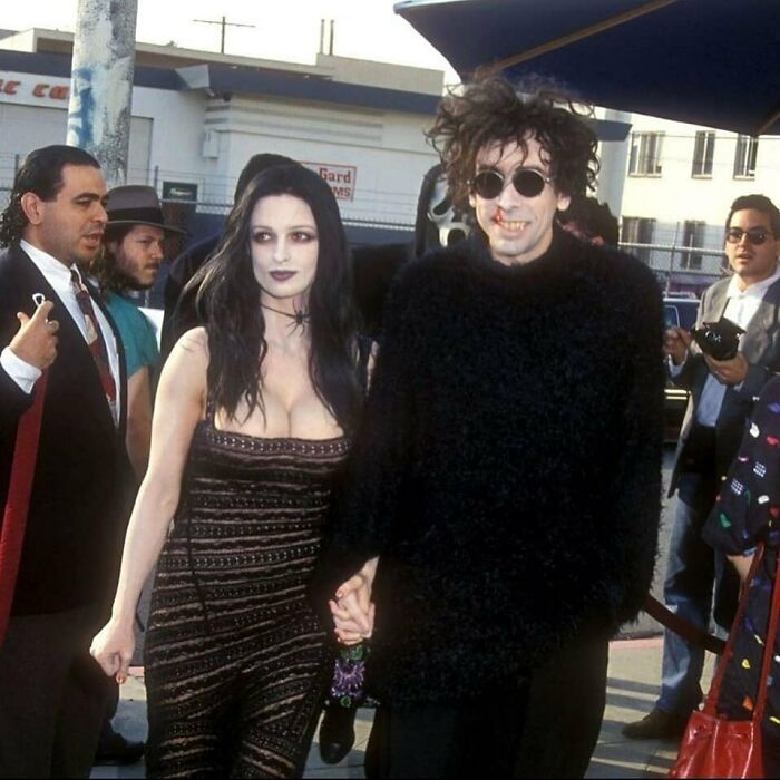 Tim Burton And Lisa Marie At The Book Premiere Of “The Nightmare Before Christmas”, 1993
photographed By Barry King