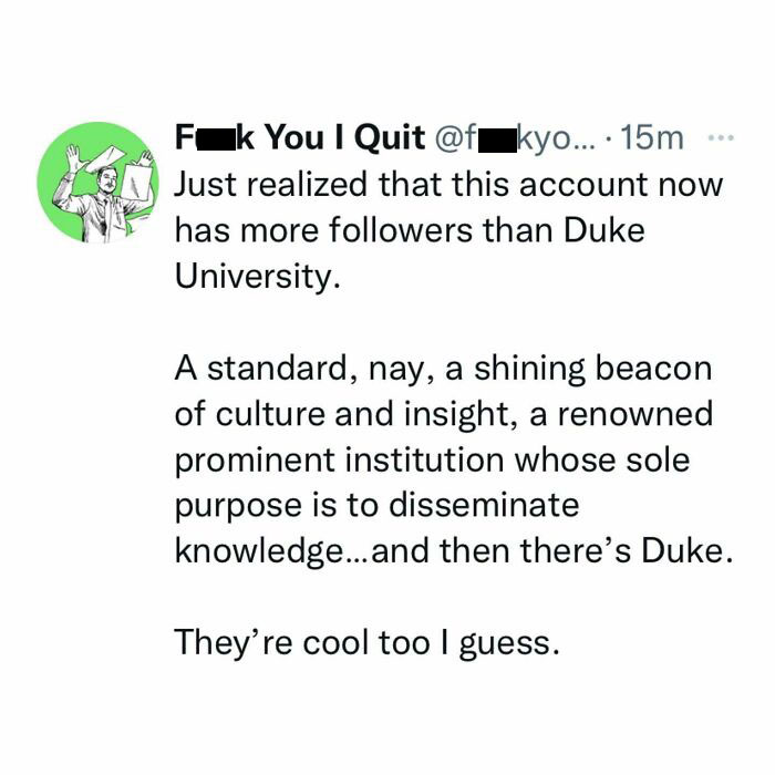 Cracked @dukeuniversity Number On Twitter. Coming After Their Numbers On Insta Next 😘