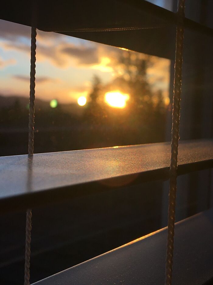 Sunset Through My Bedroom Window