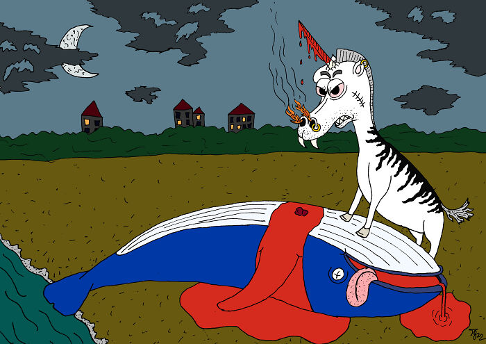 Bloodthirsty Unicorn Just Hunted A Whale.