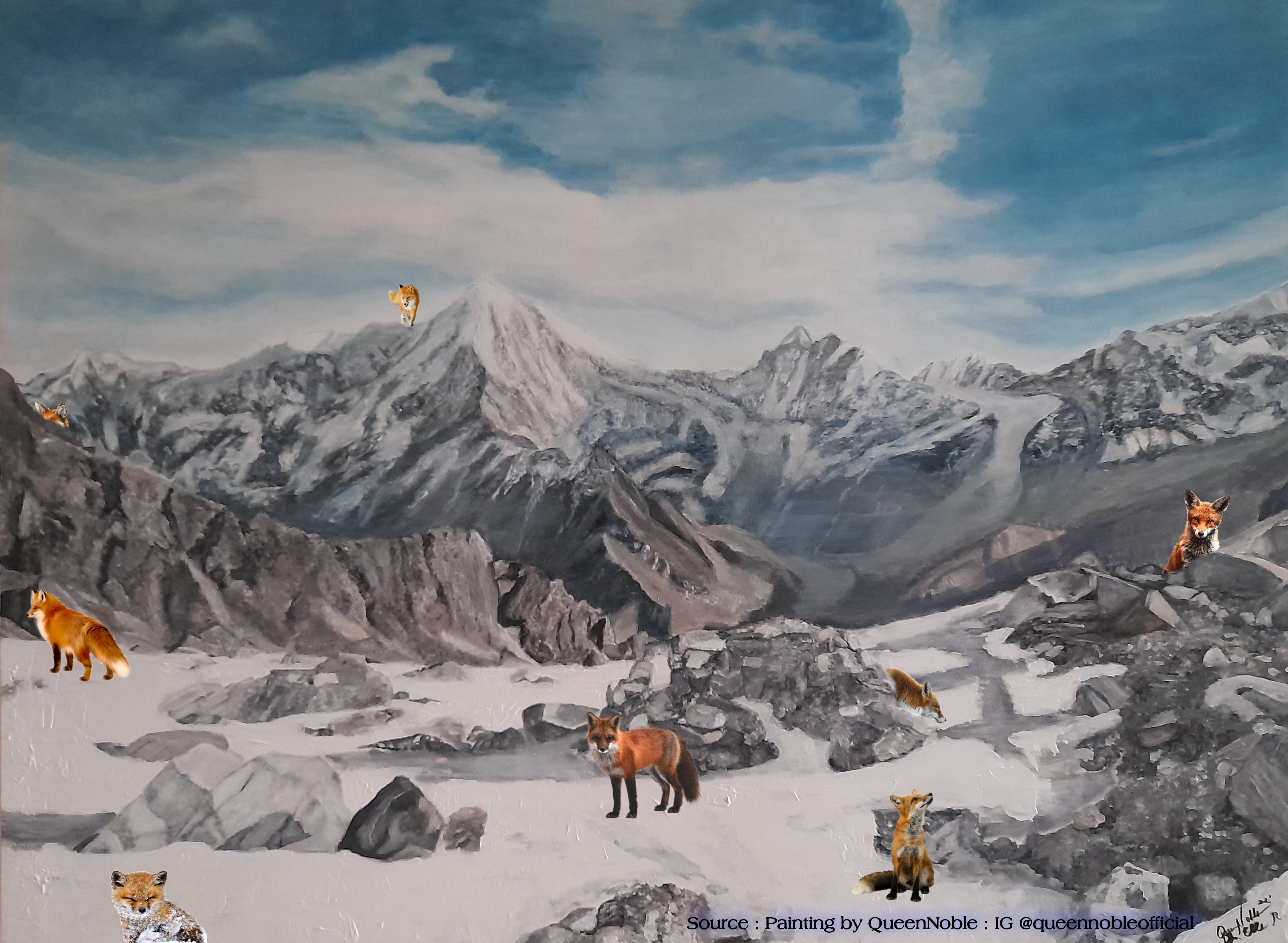 Eye Test How Many Foxes Do You See In This Painting