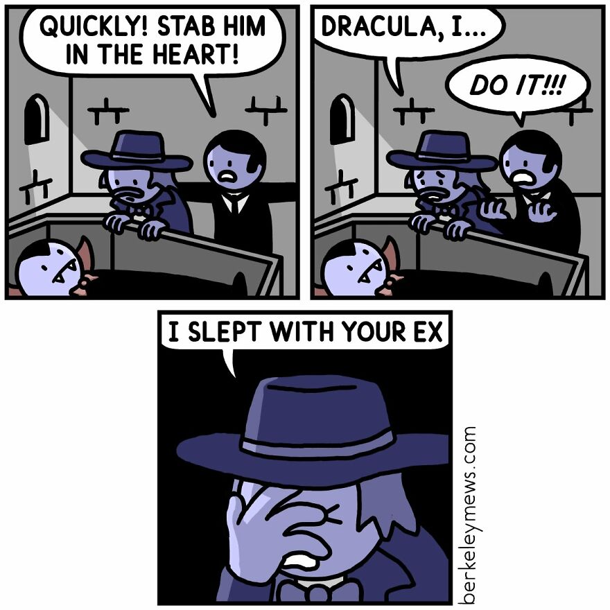 Berkeley Mews Creates Dark Humor Comics Which At First You Might Mistake Them For Innocent (38 New Pics)