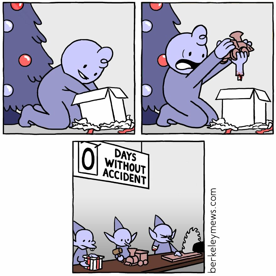 Berkeley Mews Creates Dark Humor Comics Which At First You Might Mistake Them For Innocent (38 New Pics)