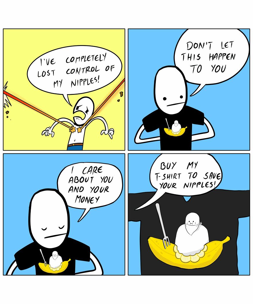 Comics With Hilarious, Dark And Unexpectedly Twisted Humor By Martin Rosner (35 New Pics)