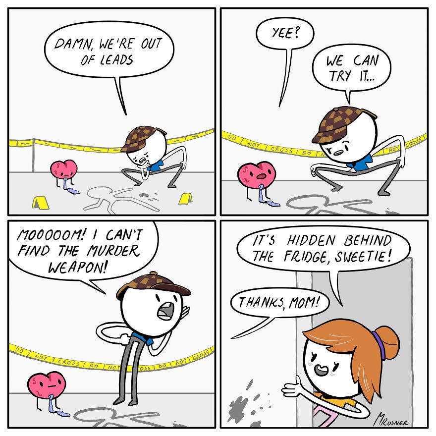 Comics With Hilarious, Dark And Unexpectedly Twisted Humor By Martin Rosner (35 New Pics)