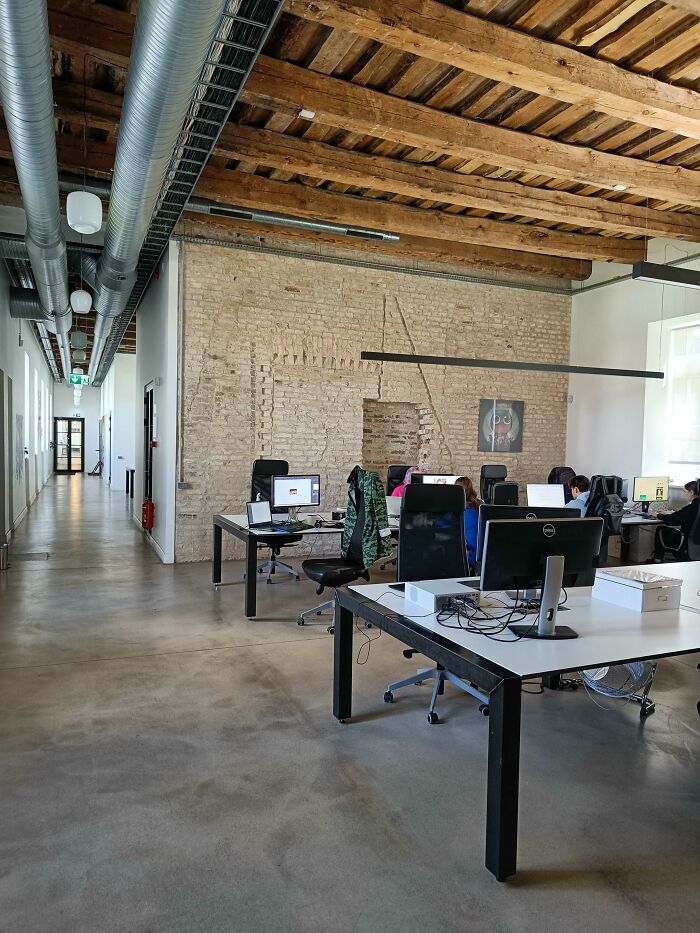 Our Office Was A Former Military Hospital