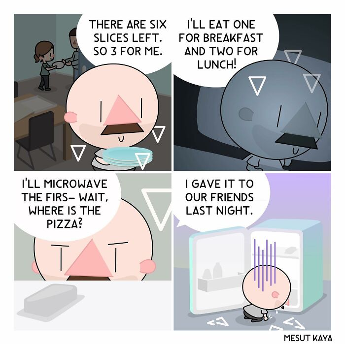 Hilarious Comics With Unexpected Endings By Mesut Kaya