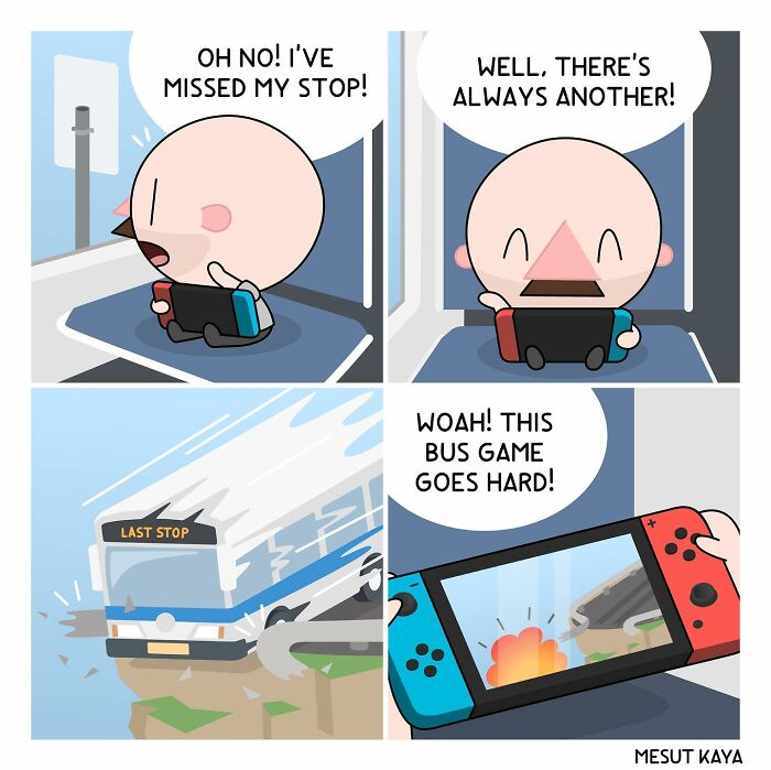 Hilarious Comics With Unexpected Endings By Mesut Kaya