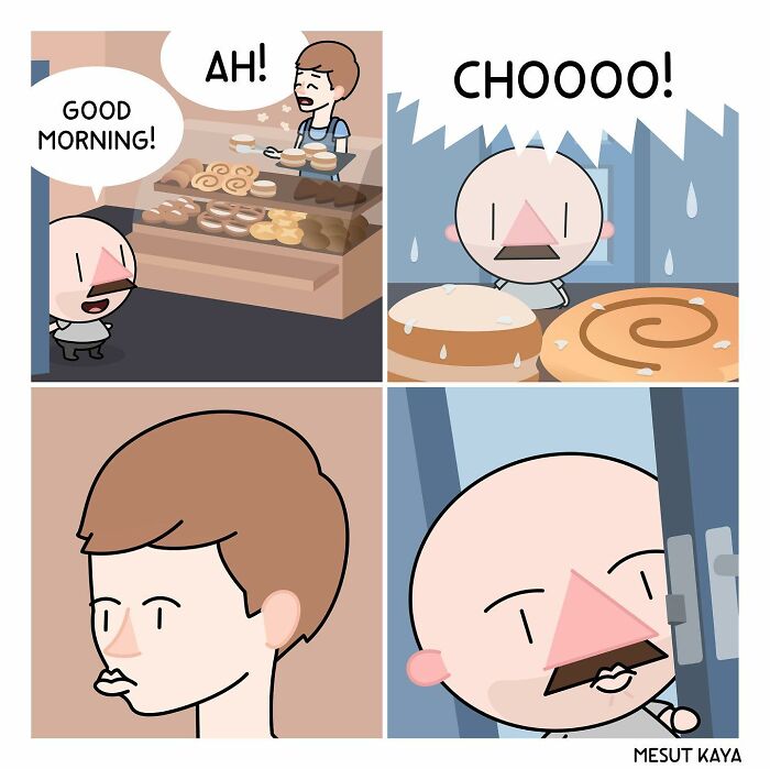 Hilarious Comics With Unexpected Endings By Mesut Kaya