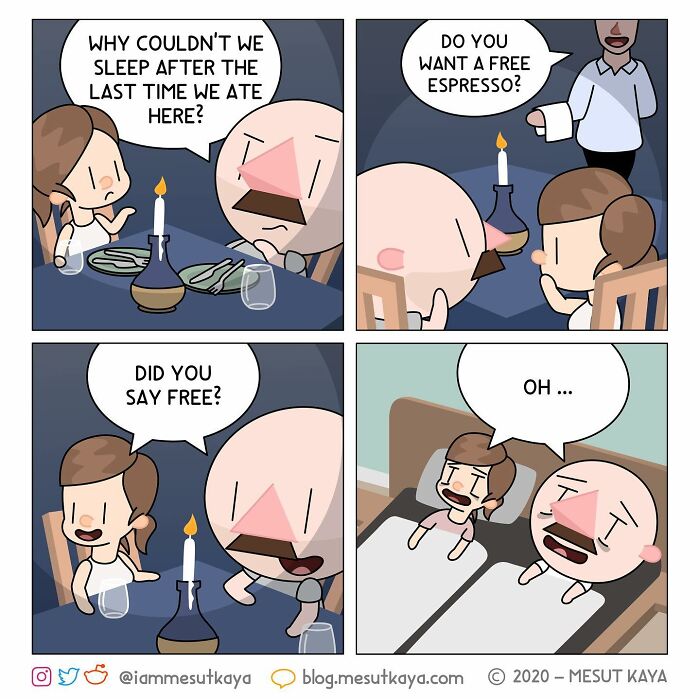 Hilarious Comics With Unexpected Endings By Mesut Kaya