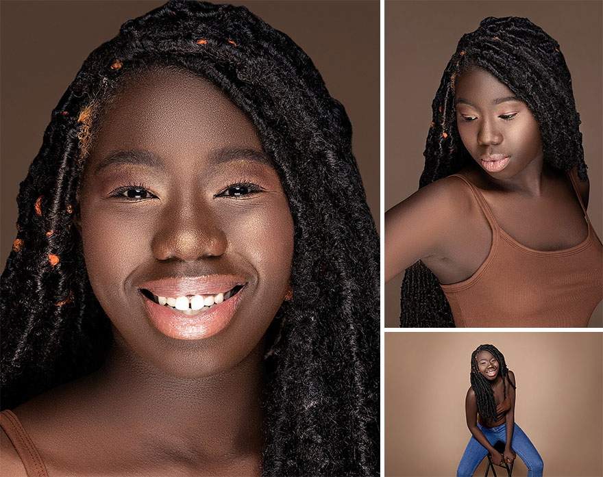 I Wanted To Show All The Shades Of Beauty And Photographed 10 Different Girls With Varying Skin Tones All Together