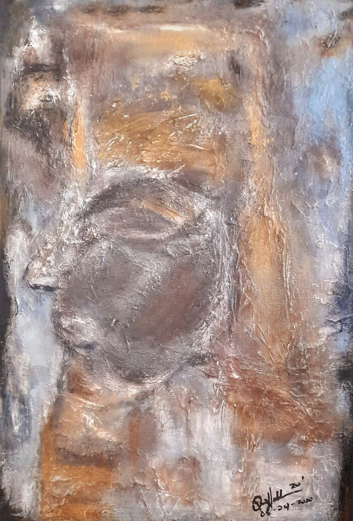 Queennoble's Satisfying Textured Abstract Wall Artworks That Will Make You Want To Run Hands Through Them (31 Pics)