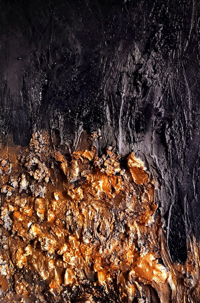 Queennoble's Satisfying Textured Abstract Wall Artworks That Will Make You Want To Run Hands Through Them (31 Pics)