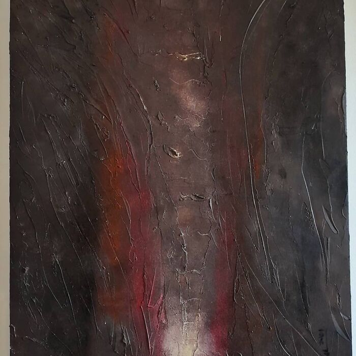 Queennoble's Satisfying Textured Abstract Wall Artworks That Will Make You Want To Run Hands Through Them (31 Pics)