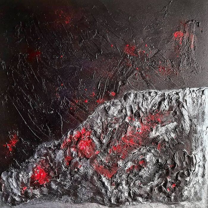 Queennoble's Satisfying Textured Abstract Wall Artworks That Will Make You Want To Run Hands Through Them (31 Pics)