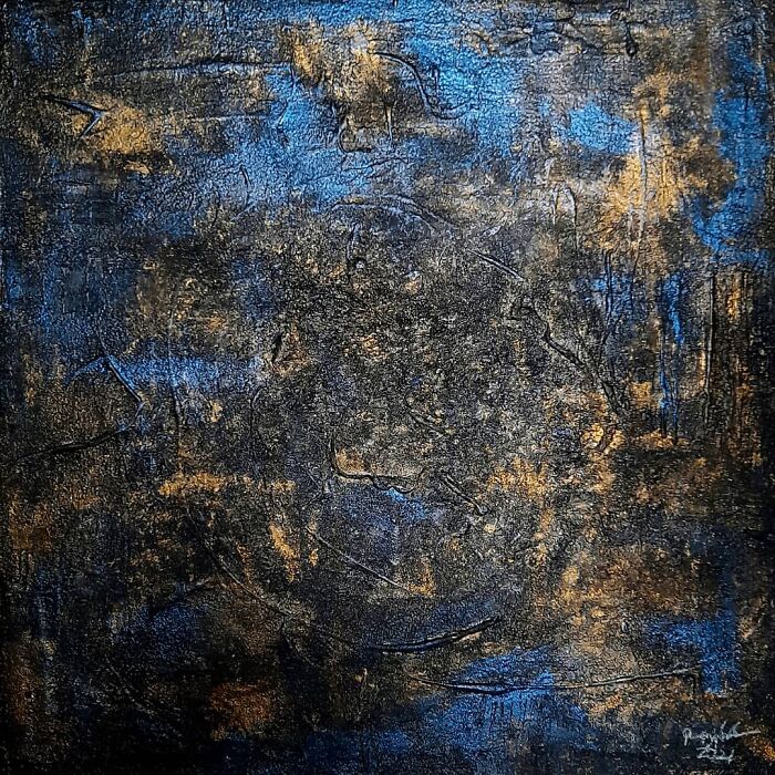 Queennoble's Satisfying Textured Abstract Wall Artworks That Will Make You Want To Run Hands Through Them (31 Pics)