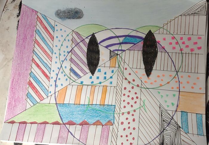 Abstract Color Pencil And Ink(?) I'm Not No Artist.i