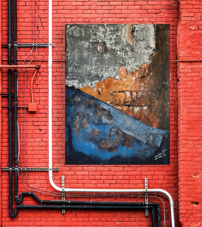 Queennoble's Satisfying Textured Abstract Wall Artworks That Will Make You Want To Run Hands Through Them (31 Pics)