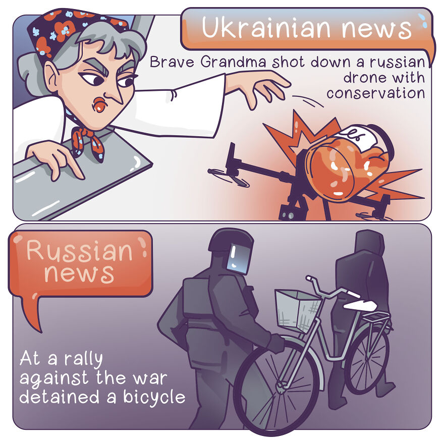 23 Comics About Love, Death And War In Ukraine