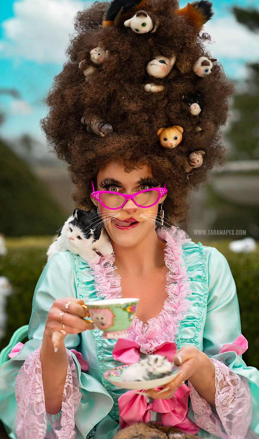 The Cat Lady: I Created A Themed Photoshoot Representing What A 'Real' Cat Lady Would Look Like If She Started To Become What She Loves