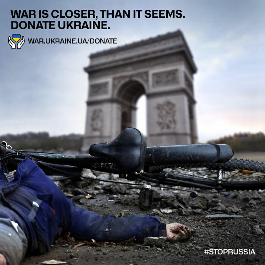 Media Campaign Brings Russian War Crimes In European Cities, To Raise Funds For Ukraine