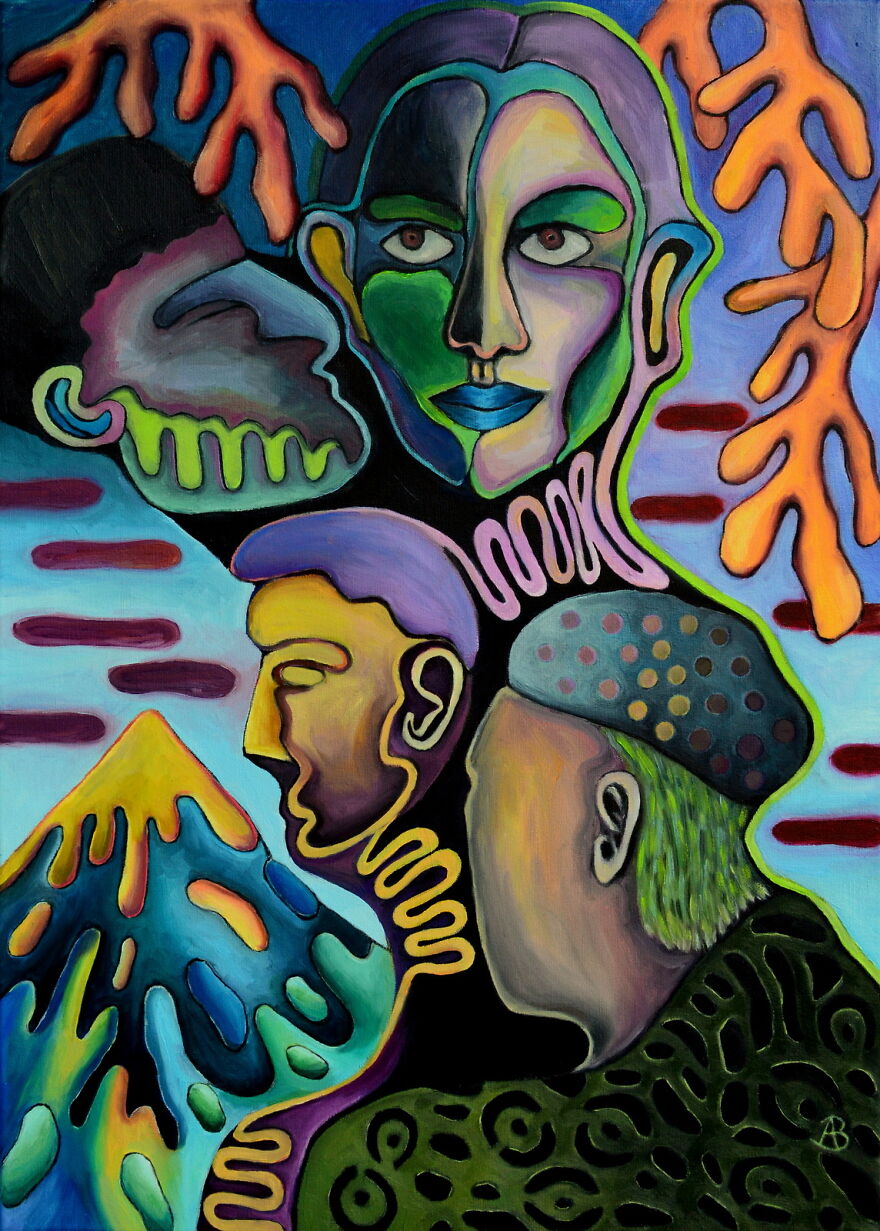 "Overthinking" , Oil On Canvas, 70x50 Cm, 2020