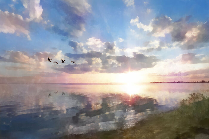 Peaceful Sunrise - Inland Waterway, Florida