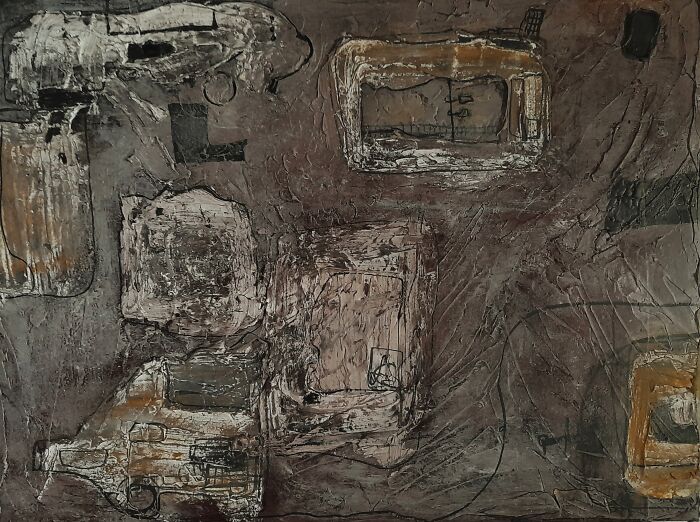 Queennoble's Satisfying Textured Abstract Wall Artworks That Will Make You Want To Run Hands Through Them (31 Pics)