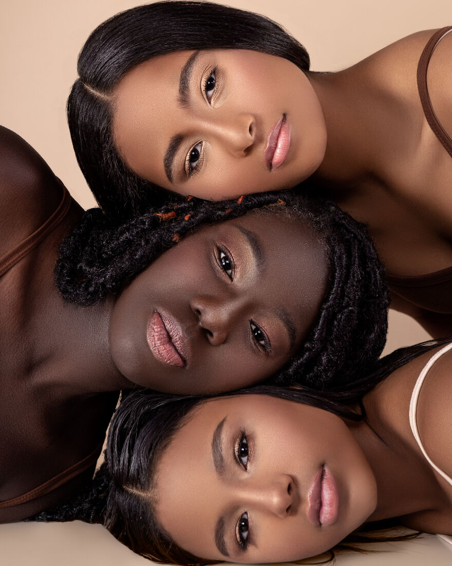 I Wanted To Show All The Shades Of Beauty And Photographed 10 Different Girls With Varying Skin Tones All Together