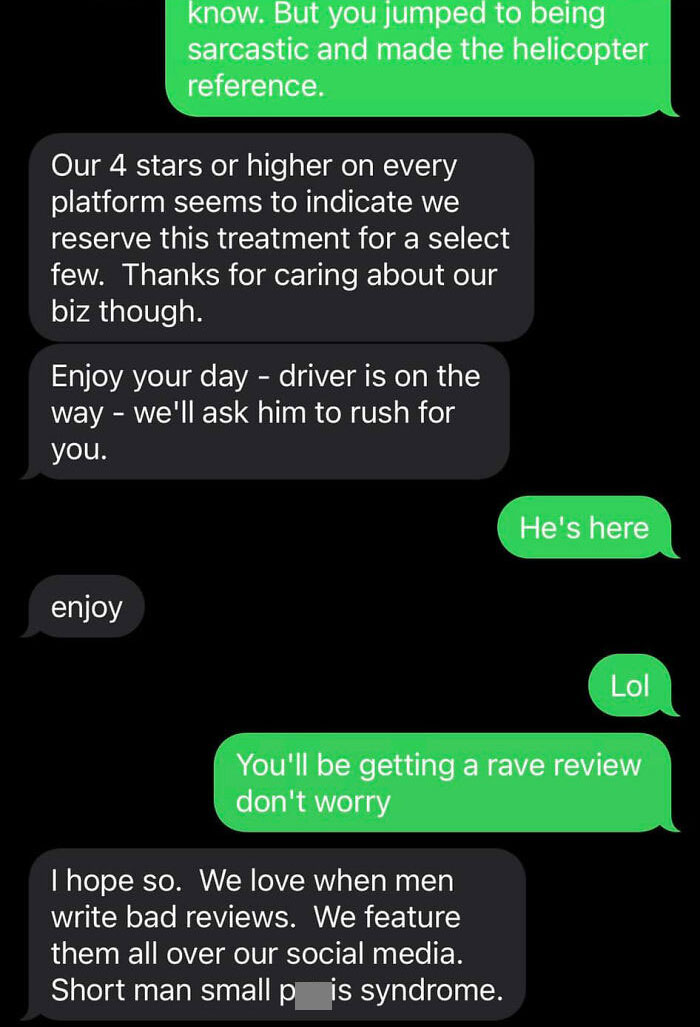 Restaurant Threatens To Make This Man's Personal Information Public If He Leaves A Bad Review And Goes Through With It Restaurant Threatens To Make This Man's Personal Information Public If He Leaves A Bad Review And Goes Through With It