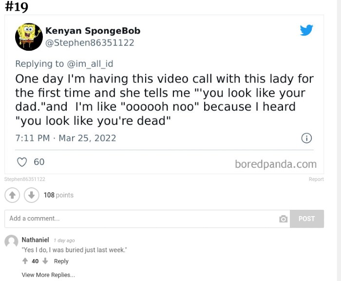 I Found Another Nathaniel Post So Here