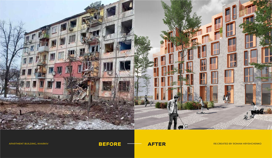 Apartment Building, Kharkiv. Roman Hryshchenko