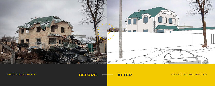 Private House, Bucha, Kyiv. Cedar Park Studio