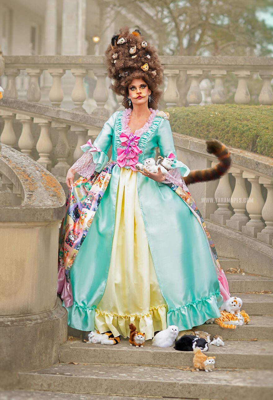 The Cat Lady: I Created A Themed Photoshoot Representing What A 'Real' Cat Lady Would Look Like If She Started To Become What She Loves