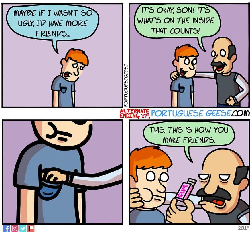 This Artist Makes Hilarious Comics About Socially Awkward People (New Pics)