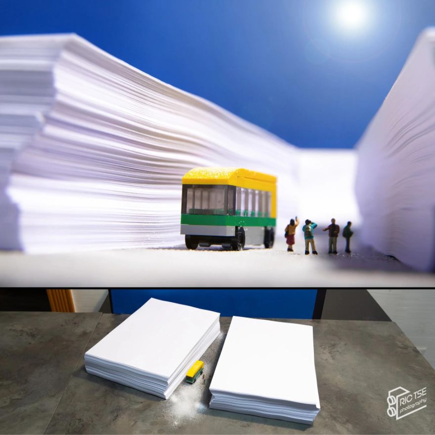 10 Times This Photographer Illustrated His Creativity By Creating Miniature Landmarks On His Dining Table Using Household Items