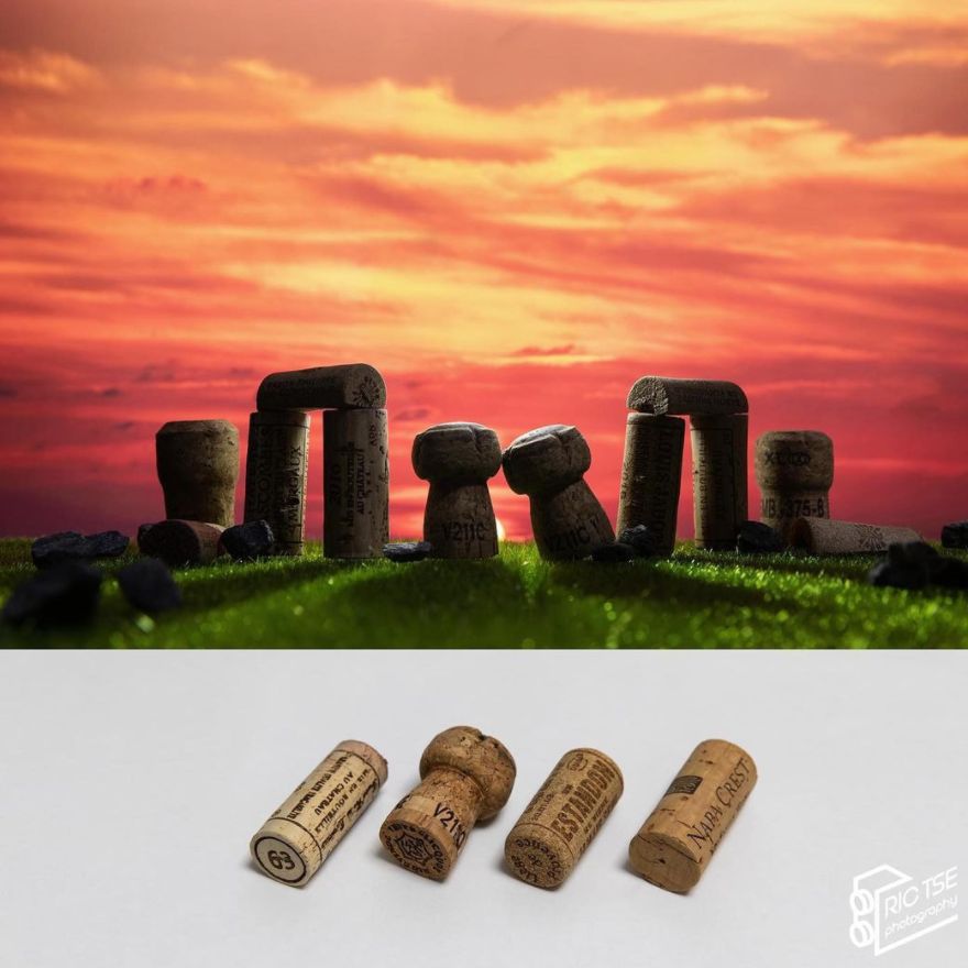 10 Times This Photographer Illustrated His Creativity By Creating Miniature Landmarks On His Dining Table Using Household Items