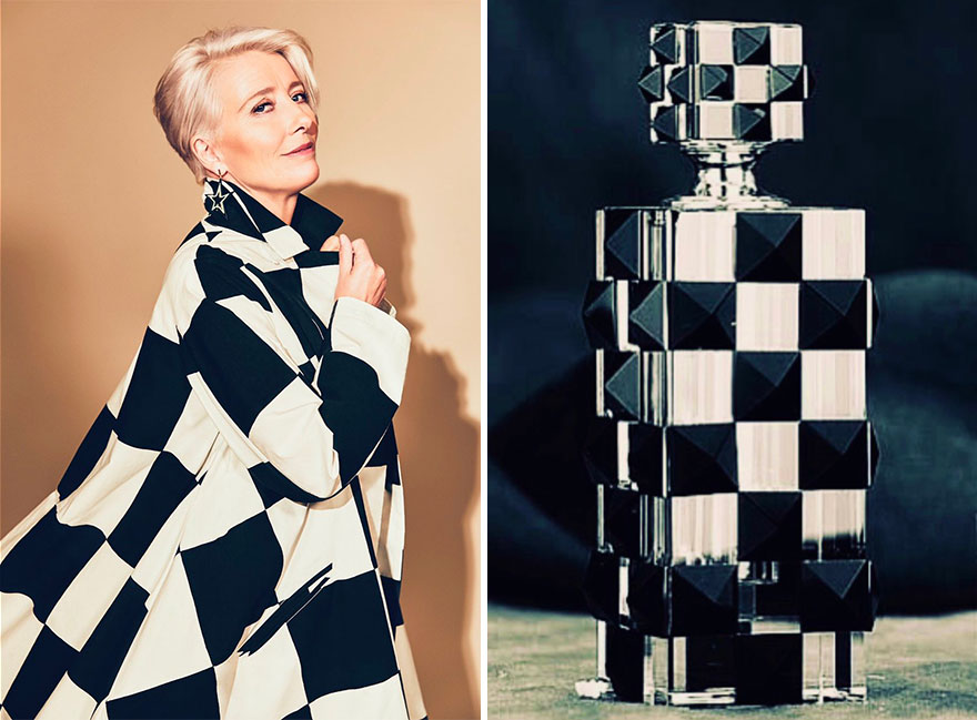 Twitter User Puts Emma Thompson Side By Side With Perfume Bottles, And It's Hilariously Accurate (18 Pics)