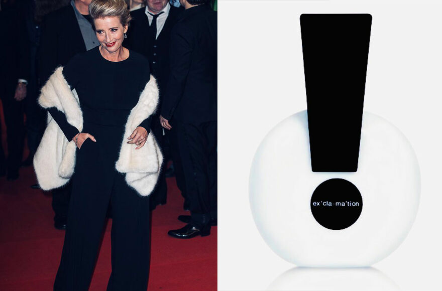 Twitter User Puts Emma Thompson Side By Side With Perfume Bottles, And It's Hilariously Accurate (18 Pics)