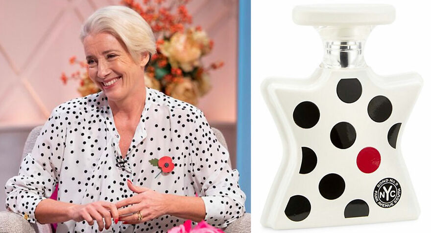 Twitter User Puts Emma Thompson Side By Side With Perfume Bottles, And It's Hilariously Accurate (18 Pics)