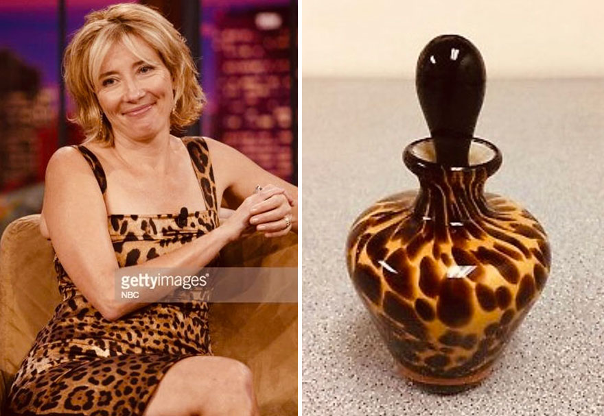Twitter User Puts Emma Thompson Side By Side With Perfume Bottles, And It's Hilariously Accurate (18 Pics)