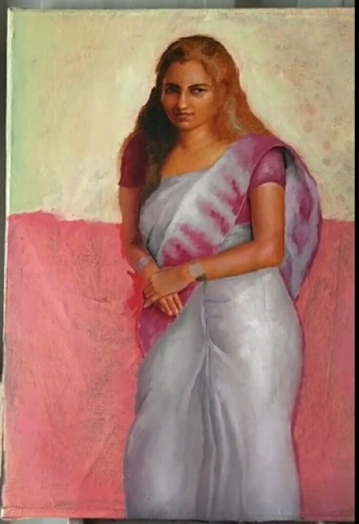 Process Of My Realistic Oil Painting, Figurative Painting