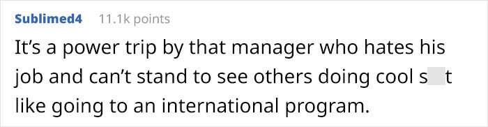 Teen Daughter Told To Make A Choice Between International Summer Program And Her $11/Hr 10 Hours Per Week Retail Job Teen Daughter Told To Make A Choice Between International Summer Program And Her $11/Hr 10 Hours Per Week Retail Job