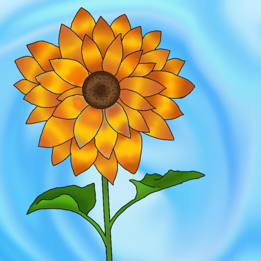 Sunflower (One Of My Oldest Digital Artworks)