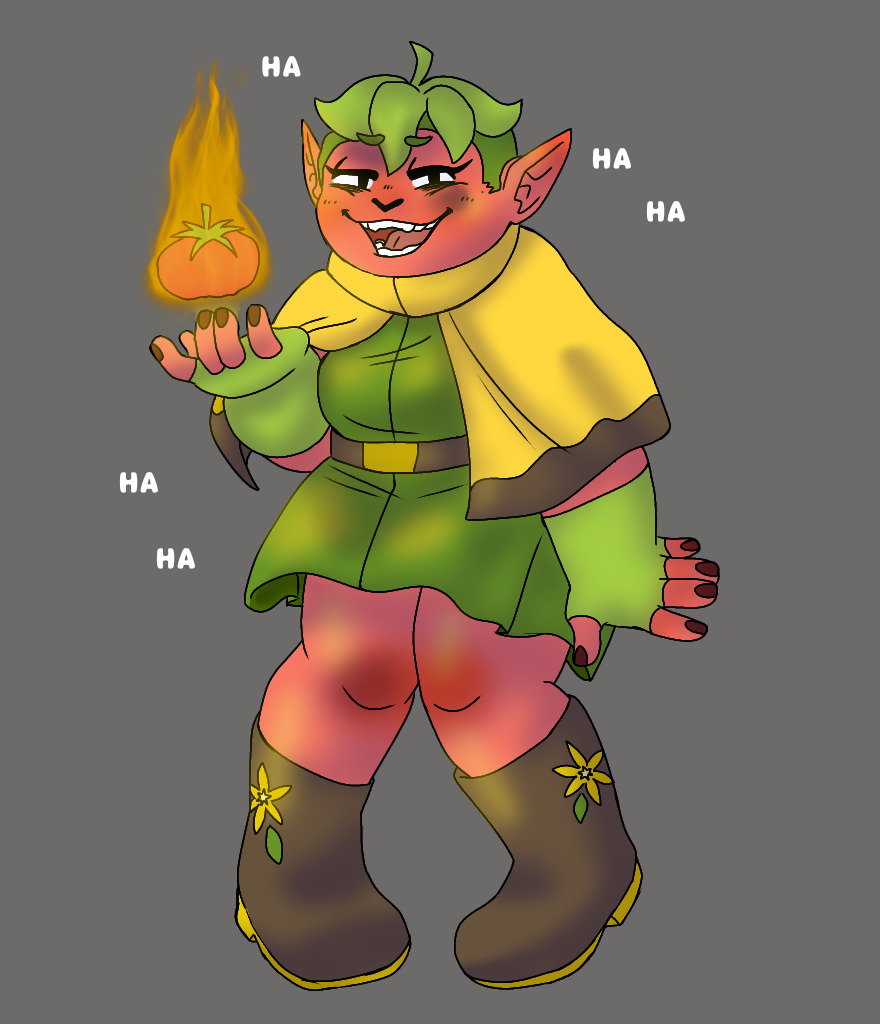 My D&d Character, Inspired By Tomatoes