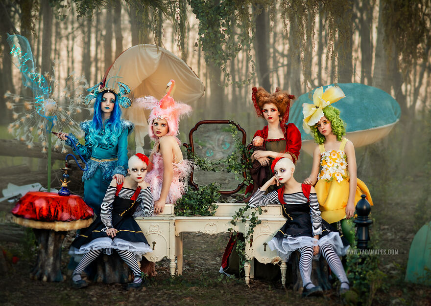 Alice's Forgotten: I Created A Photoshoot Of Alice In Wonderland Characters Who Aren't The Main Characters