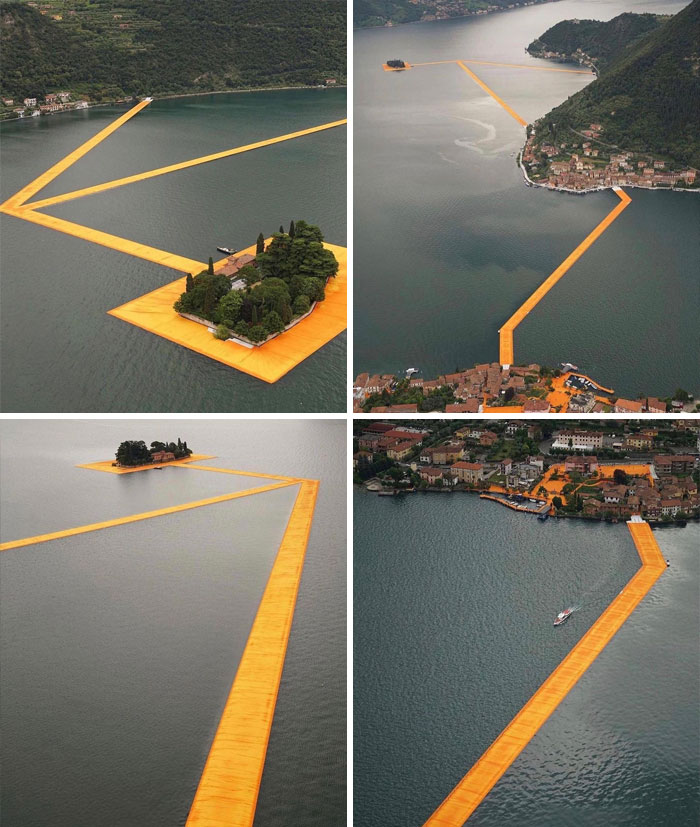 The Floating Piers Installation By Christo And Jeanne - Claude - Lake Iseo, Italy